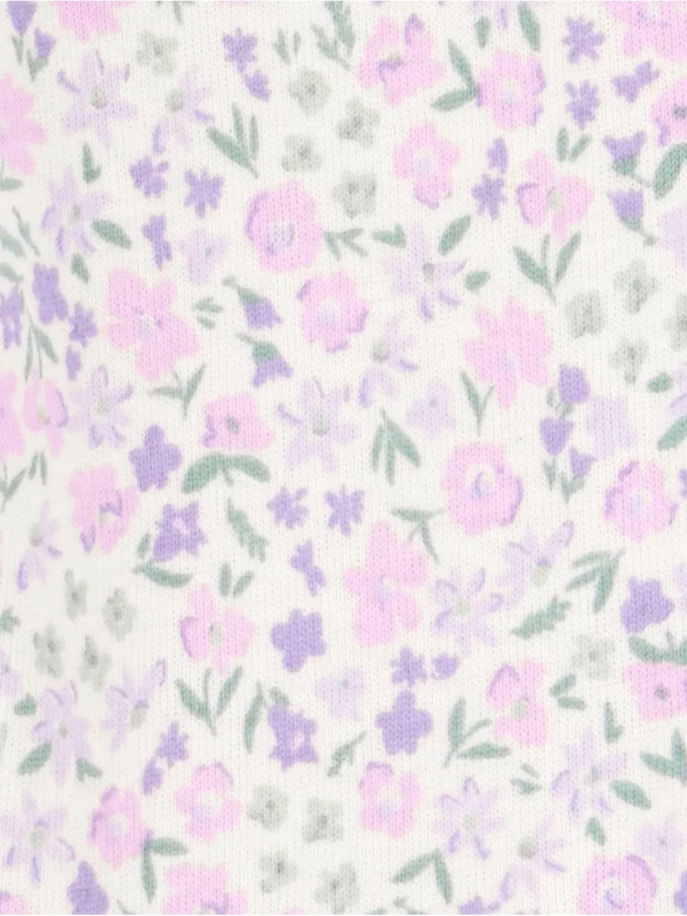 Carters Baby Girls' Lavender Floral & Solid Legging Set - 9M